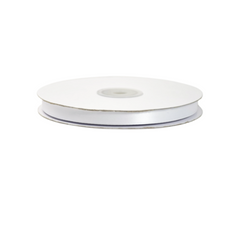 Nastro Doppio Raso Bianco mm.10 Rotolo da mt.50 pz1 a cf.