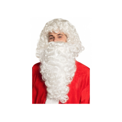 Parrucca e barba Babbo Natale pz1
