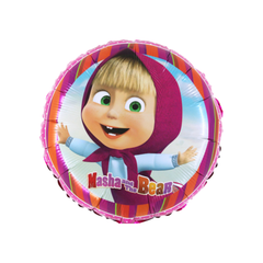 Masha and the Bear Foil Balloon 18" - 45cm pcs1