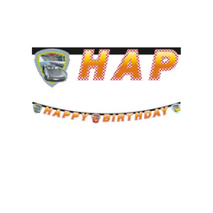 "Happy Birthday" Block Party 260cm Jointed Garland 1pc