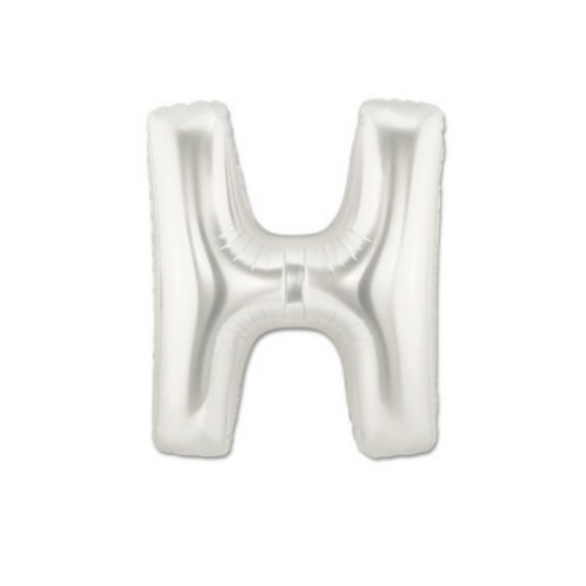 Pallone Foil Lettera "H" Argento 40" - 102cm pz1