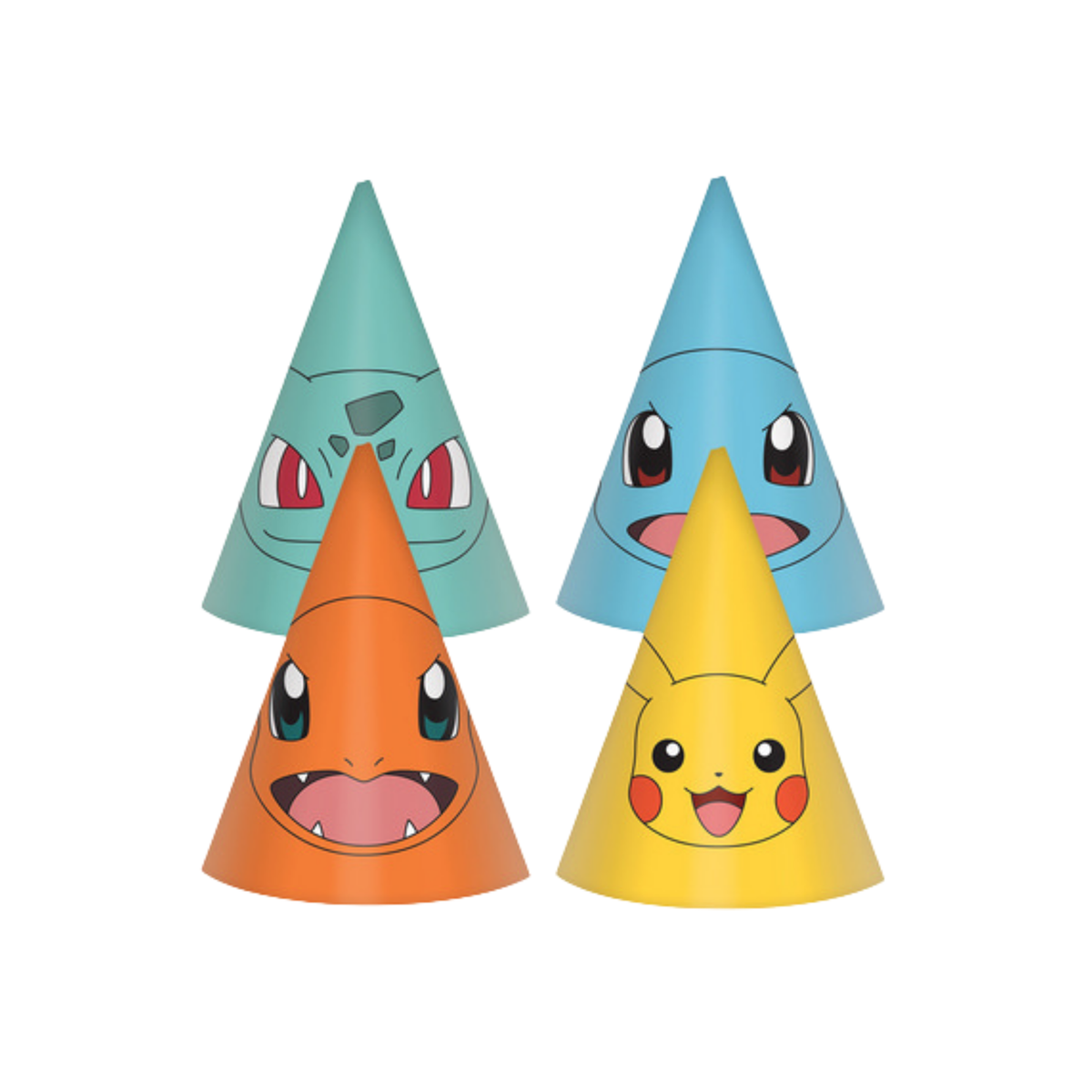 Cappellini cono Carta Pokemon cm16 pz8