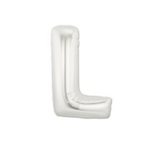 Pallone Foil Lettera "L" Argento 40" - 102cm pz1
