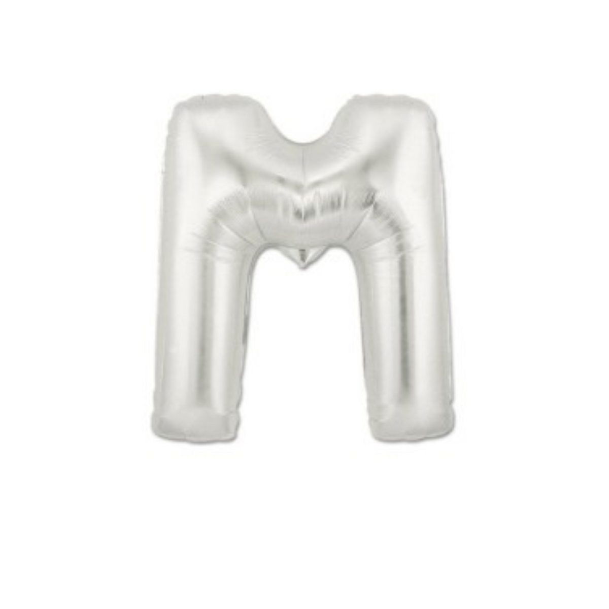 Pallone Foil Lettera "M" Argento 40" - 102cm pz1