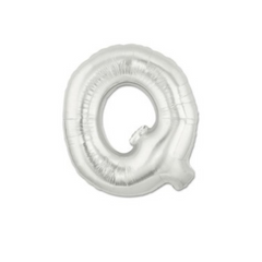 Pallone Foil Lettera "Q" Argento 40" - 102cm pz1