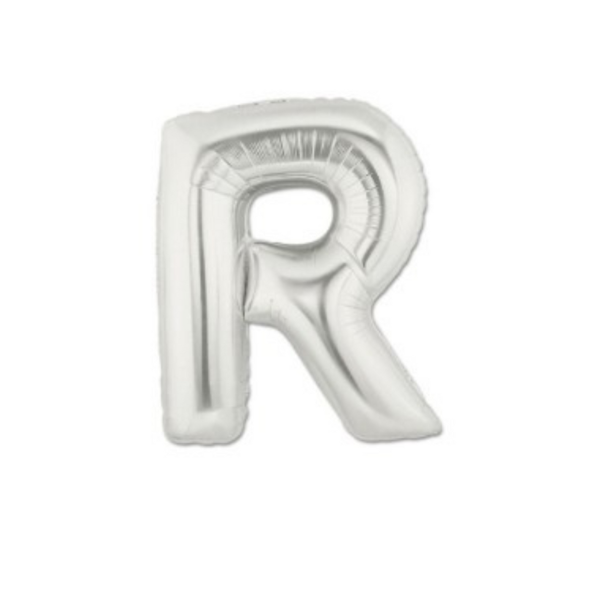 Pallone Foil Lettera "R" Argento 40" - 102cm pz1