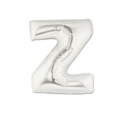 Pallone Foil Lettera "z" Argento 40" - 102cm pz1