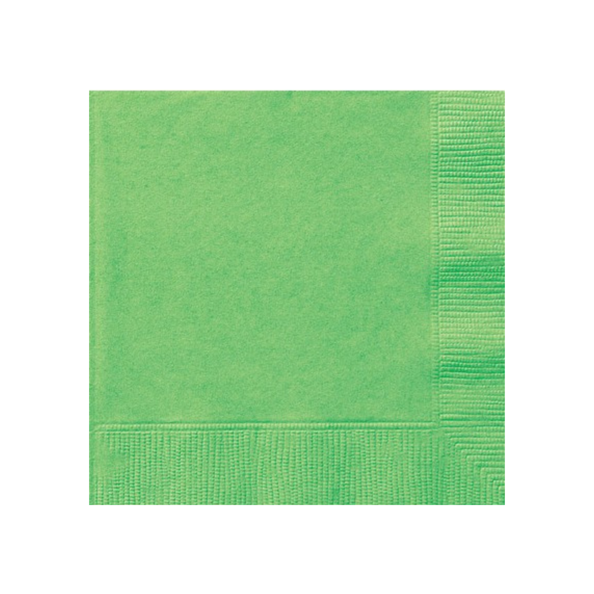 Szalvéta Egyszínű Lime zöld 2 rétegű 33x33 cm 20db