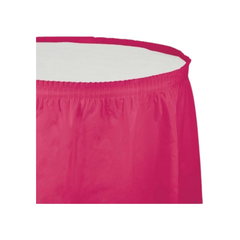 Műanyag szoknya Egyszínű Fuxia cm74x420 db1