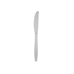 Sima ezüst műanyag kés 17 cm db 24