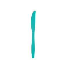 Tiffany Green Solid Color Plastic Knife 17cm 24pcs