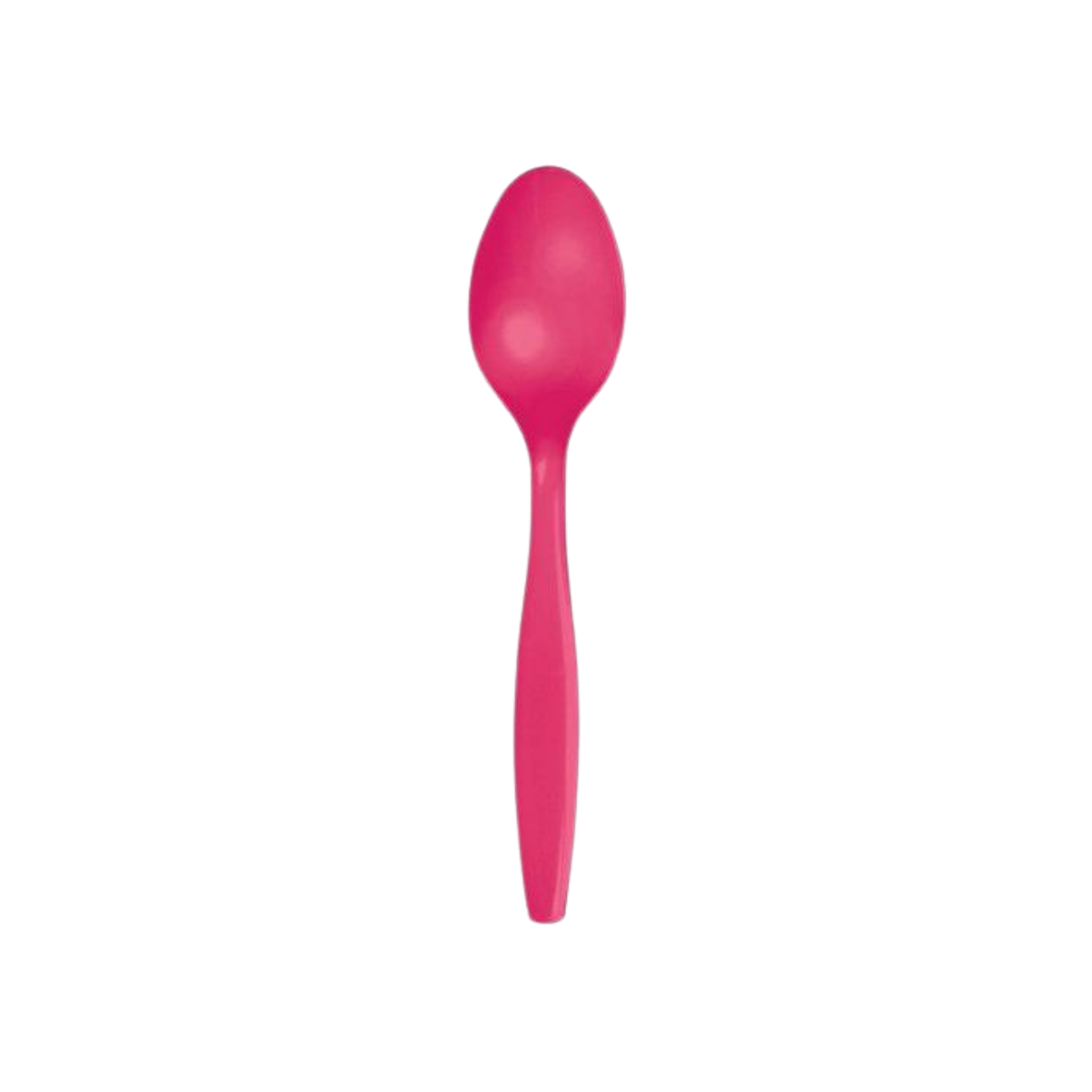 Cucchiaio Plastica Tinta unita Fucsia cm15,5 pz24