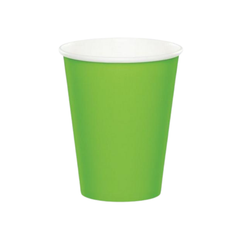 Papírpohár Egyszínű Lime zöld ml266 db8
