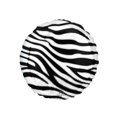 Palloncino Foil Zebra 17" - 43cm pz1