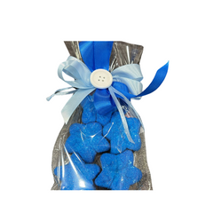 Bustina Trasparente con Marshmallow a Forma di Stella – Personalizzabile