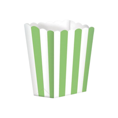 Contenitore Cartoncino rettangolare Verde kiwi  cm9x13 pz5