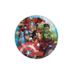 Piatto Carta Dessert Avengers cm18 pz8