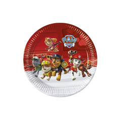 Piatto Carta Paw Patrol cm23 pz 8