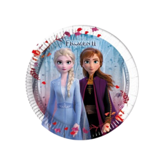 Piatto Carta Dessert Frozen II cm20 pz8
