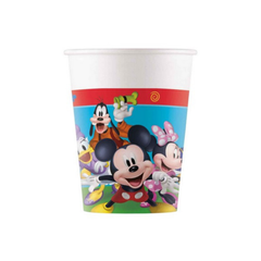 Bicchiere Carta Mickey Rock in the house ml200 pz8