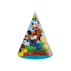 Mickey Rock the House Paper Cone Hats 6pcs