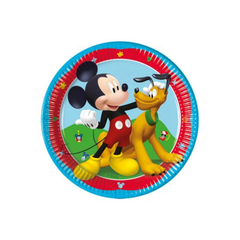 Piatto Carta Dessert Mickey Rock the house cm20 pz8