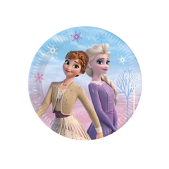 Piatto Carta Dessert Frozen 2 Wind Spirit cm20 pz8