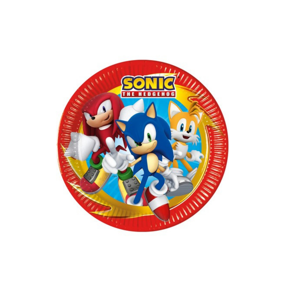 Piatto Carta Sonic cm23  pz8