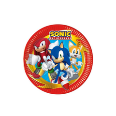 Piatto Carta Sonic cm23  pz8