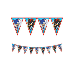 Festone Sonic Happy Birthaday cm180x15
