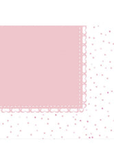 Pink Baptism Napkin cm33x33 20pcs
