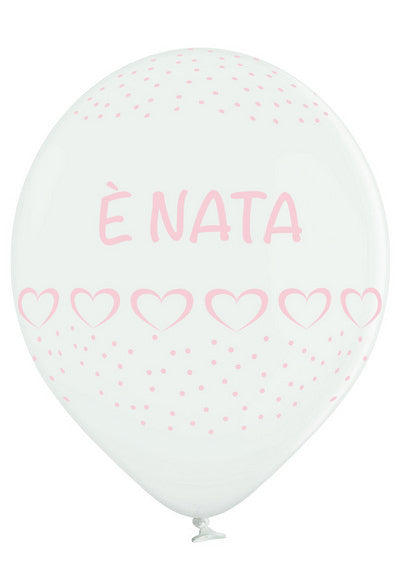 Latex Balloons "She's Born" Pink 12" cm30 pcs24