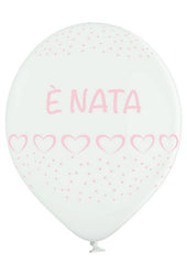Latex Balloons "She's Born" Pink 12" cm30 pcs24