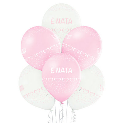 Latex Balloons "She's Born" Pink 12" cm30 pcs24