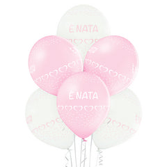 Latex Balloons "She's Born" Pink 12" cm30 pcs24
