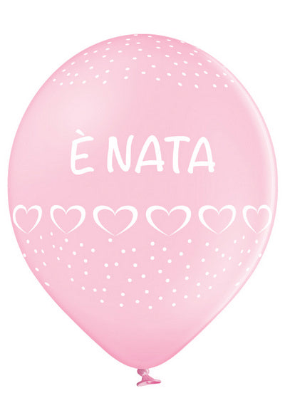 Latex Balloons "She's Born" Pink 12" cm30 pcs24