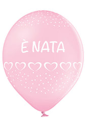 Latex Balloons "She's Born" Pink 12" cm30 pcs24