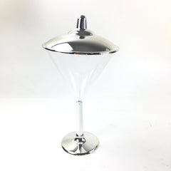 Coperchio Plastica liscio Argento per contenitore coppe e calici portaconfetti pz1