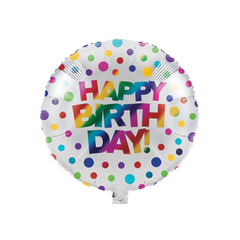 Foil Balloon "Happy Birthday" Rainbow - Rainbow 18" - 45cm pcs1