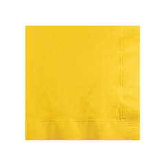 Tovagliolo Tinta unita Giallo  2 veli cm33x33 20pz