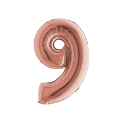 Fólia lufi "9" Rose Gold 40" - 102cm db1