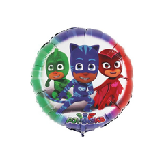 Standard Foil Balloon Pajamas, Pj Masks 18"/cm 45 pcs1