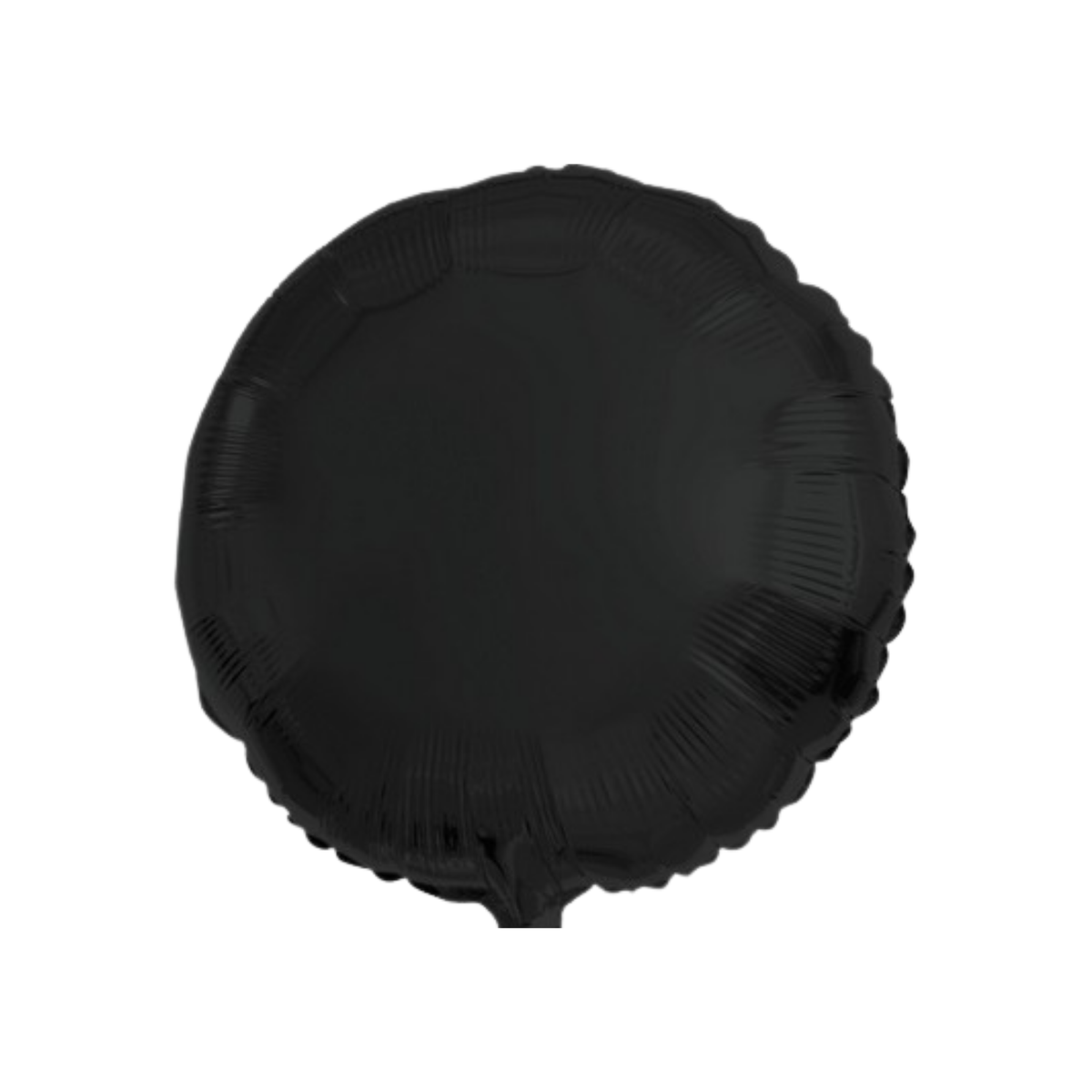 Pallone Foil Tondo Nero Satin 18" - 45cm pz1