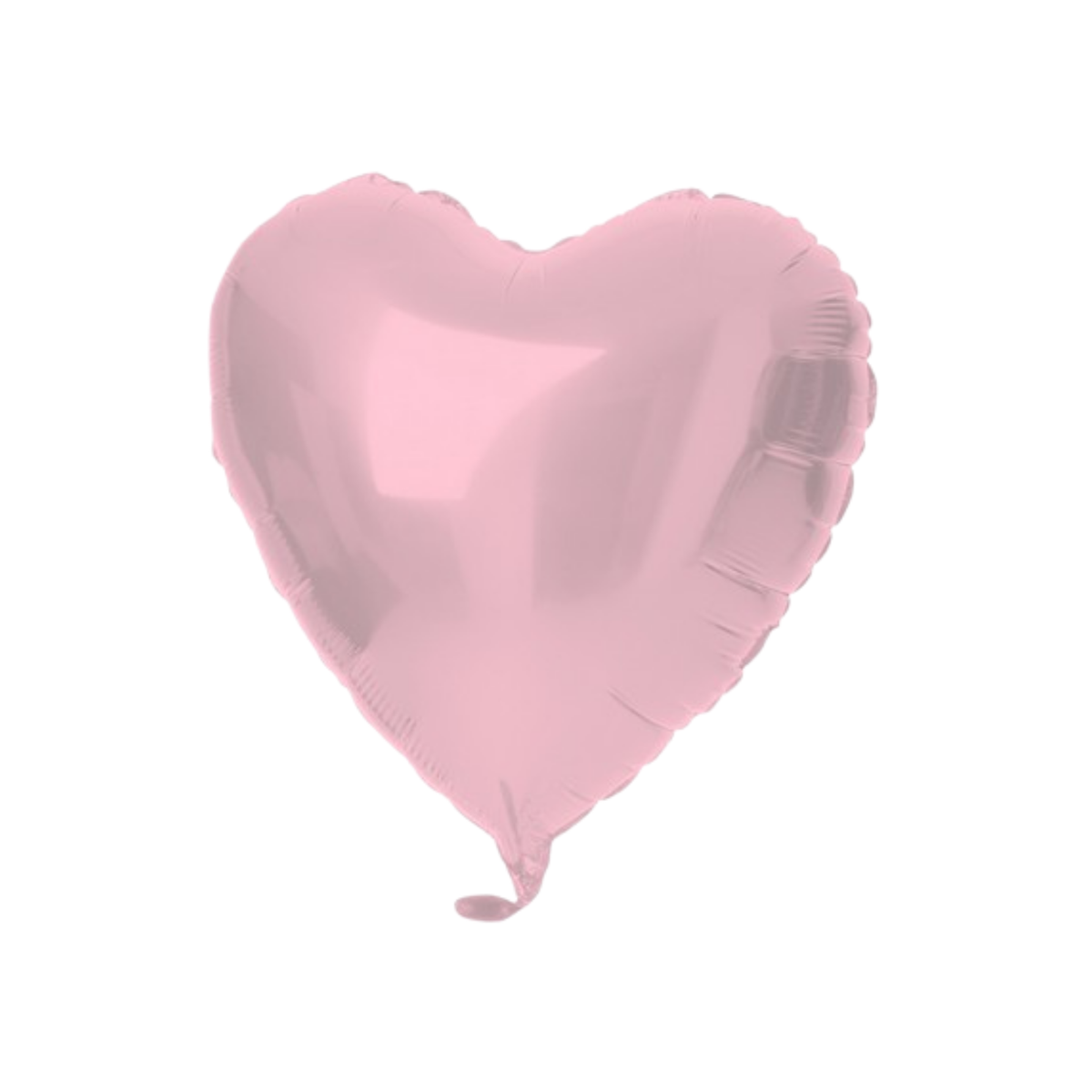 Pallone Foil Cuore Rosa Pastello Satin 18"- 45cm pz1