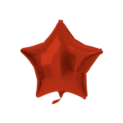Pallone Foil Stella Rosso Satin 19" - 48cm pz1