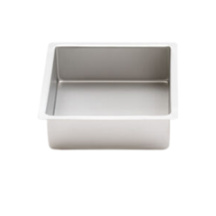 Teglia Alluminio Anodizzato quadrata cm 10x10x H10 pz1