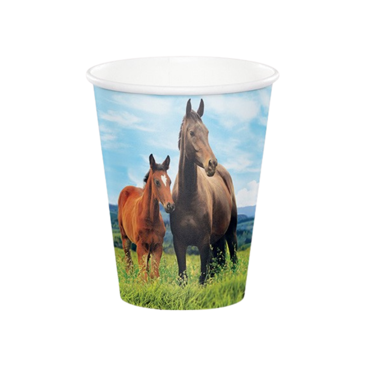 Bicchiere Carta Cavalli Horse and Pony ml266 pz8