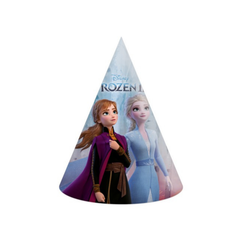 Cappellini a Cono in Carta Frozen II pz6