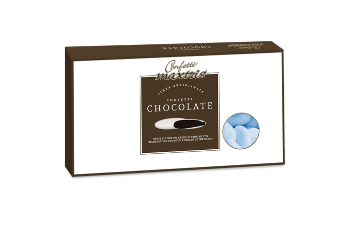 Confetti Maxtris Cioccolato Fondente Celeste 1kg Gluten free