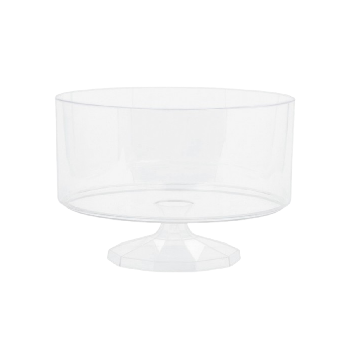 Átlátszó műanyag tartálypohár 15cm db1